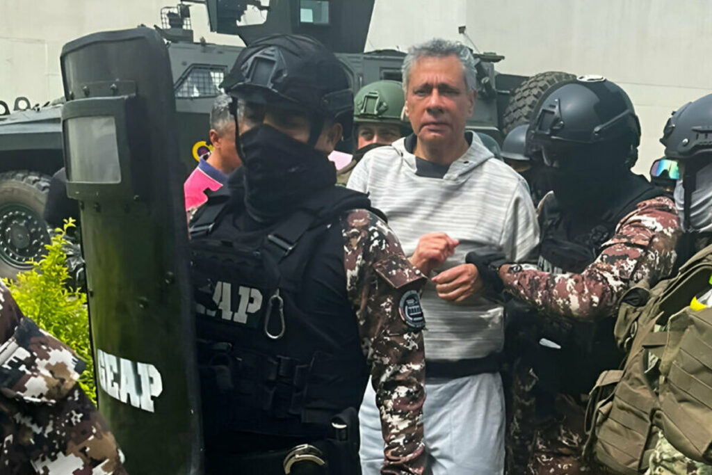 Jorge Glas, exvicepresidente de Ecuador, presenta acciones legales a nivel nacional e internacional para salir de la cárcel de máxima seguridad 'La Roca'.