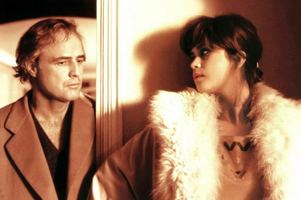 El actor Marlon Brando y la actriz Maria Schneider en una escena de la película 'El último tango en París'. Foto: IMDB