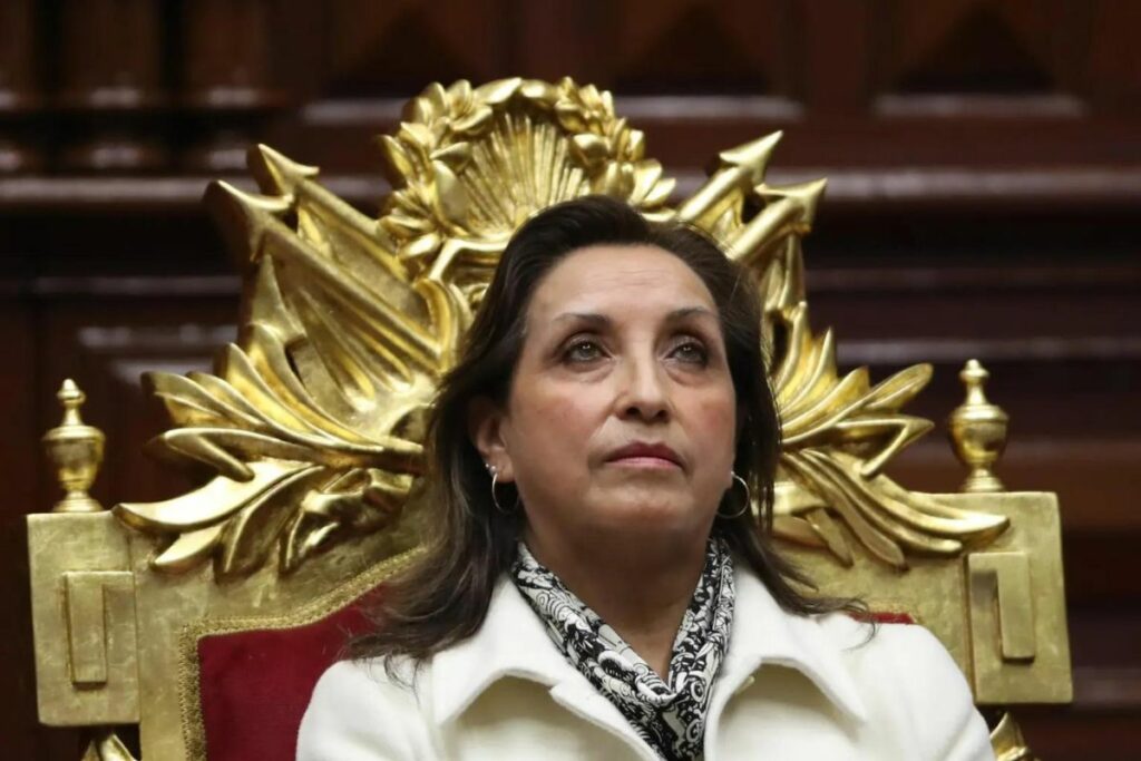 Presidenta de Perú, Dina Boluarte, en una fotografía de archivo.
