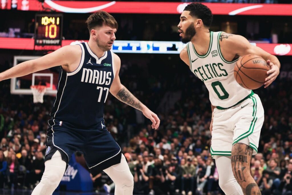 Luka Doncic, de los Dallas Mavericks, y Jayson Tatum, de los Boston Celtics, se enfrentarán en las Finales de la NBA 2024.