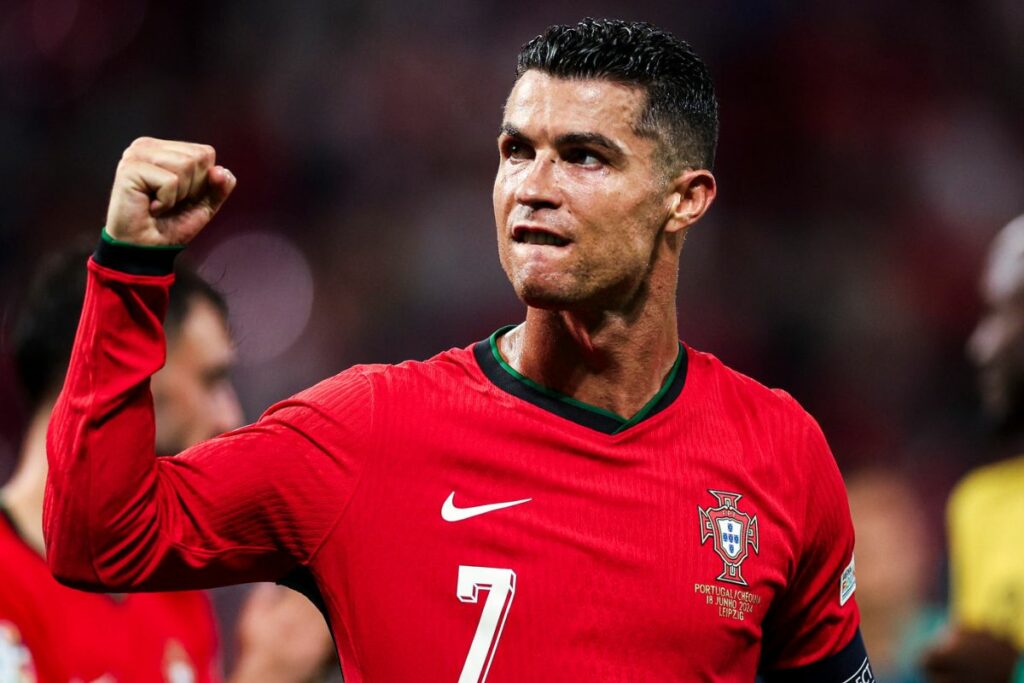 Cristiano Ronaldo con la Selección de Portugal en la Eurocopa 2024.