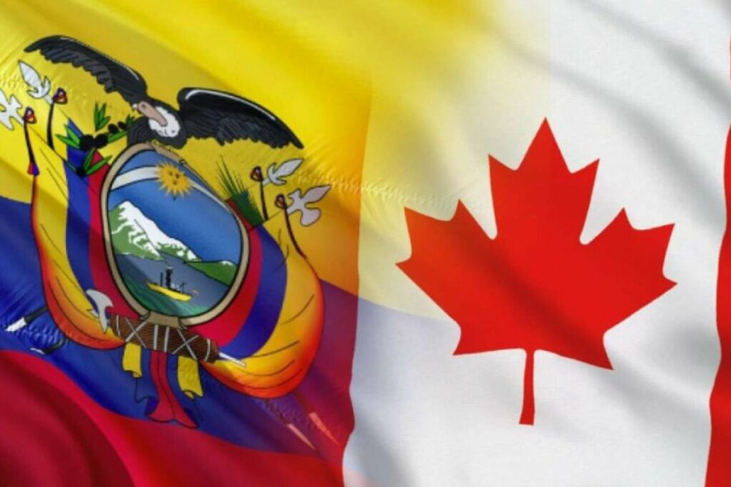 Ecuador y Canadá buscan un acuerdo comercial.