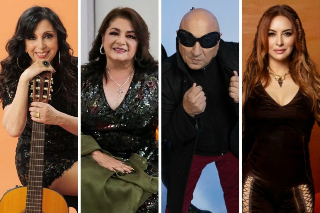 Estos son algunos de los artistas que protagonizarán las veladas musicales durante junio de 2024, en Quito. Foto: Facebook