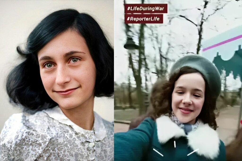 Ana y su familia se escondieron de los nazis en un anexo secreto. ‘Eva Stories’ recrea la vida de Eva Heyman, una niña húngara. Foto: Captura de pantalla.