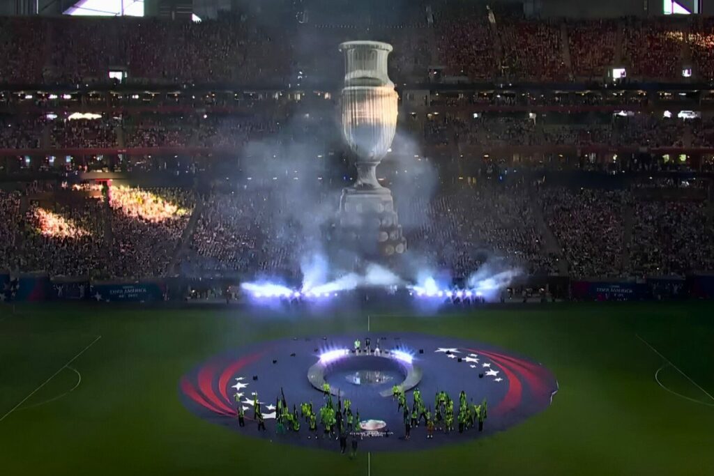 La inauguración de la Copa América se realizó en el Mercedes Benz Stadium, de Atlanta
