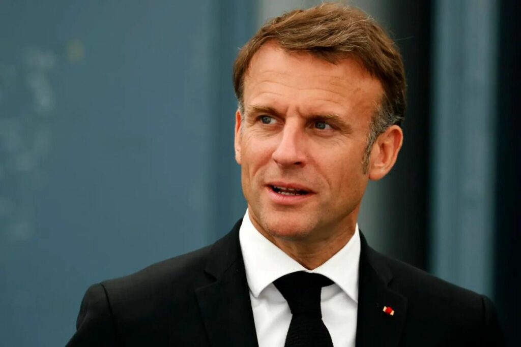 Presidente de Francia, Emmanuel Macron.