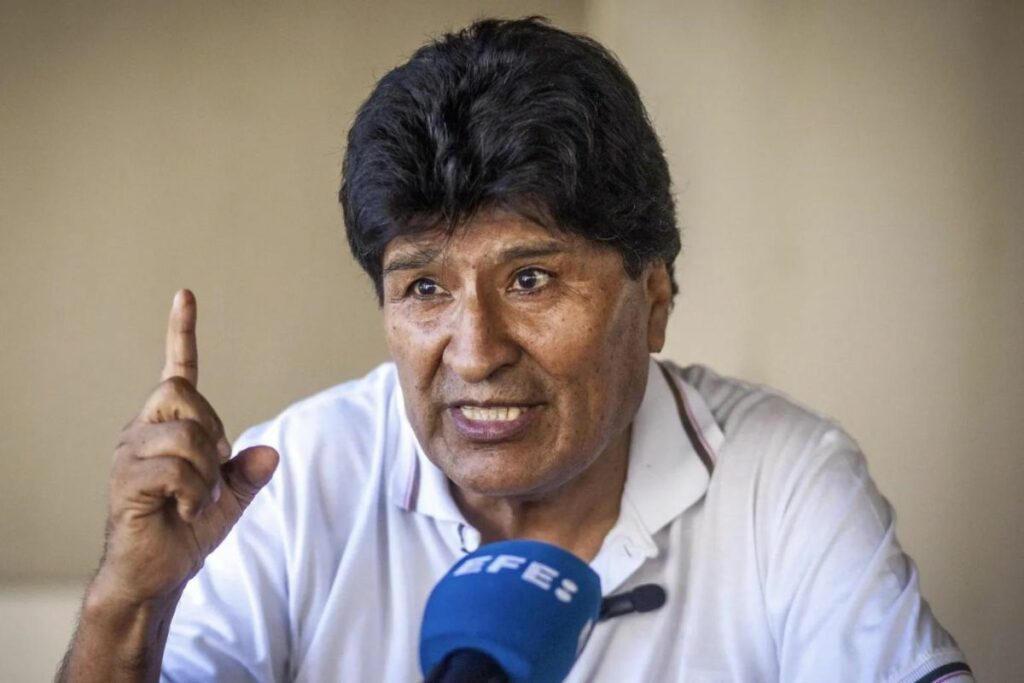 El expresidente de Bolivia Evo Morales habla en entrevista con EFE, en Villa Tunari (Bolivia).