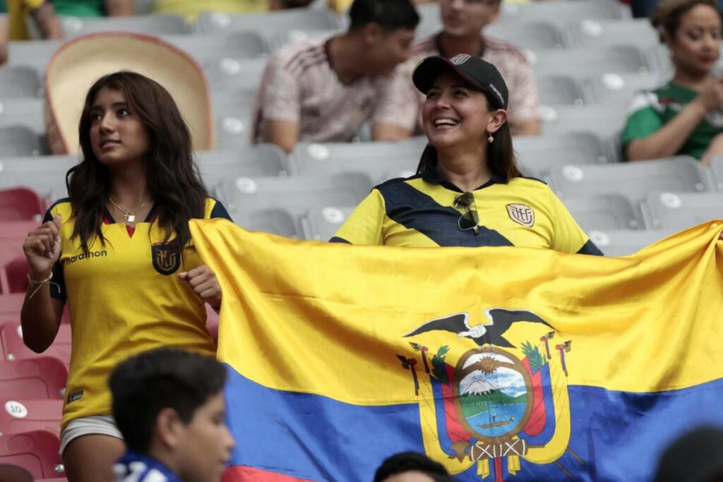 Los hinchas de Ecuador se hicieron sentir con fuerza ante México en la Copa América 2024.