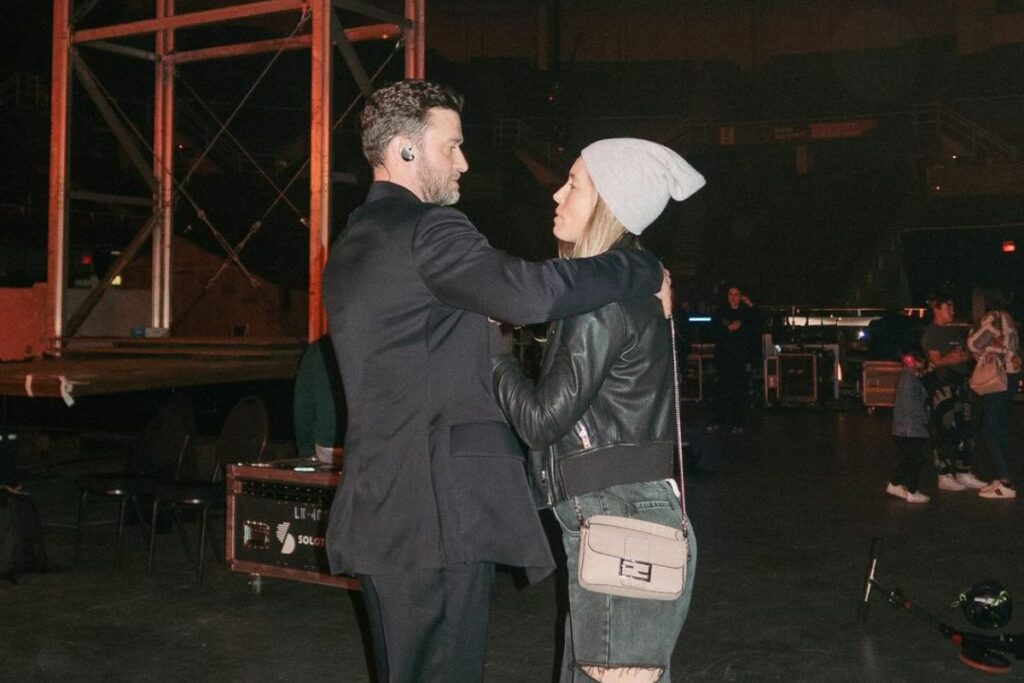 Justin Timberlake con su esposa Jessica Biel. Foto: Instagram