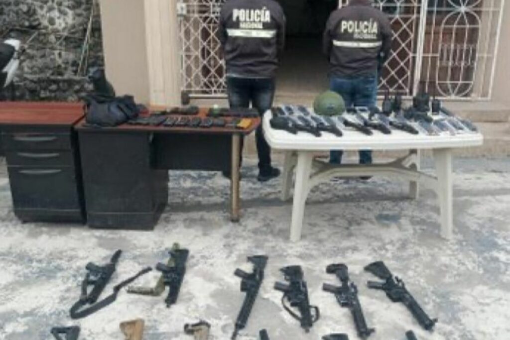 El allanamiento se llevó a cabo en un inmueble en Milagro, Guayas.
