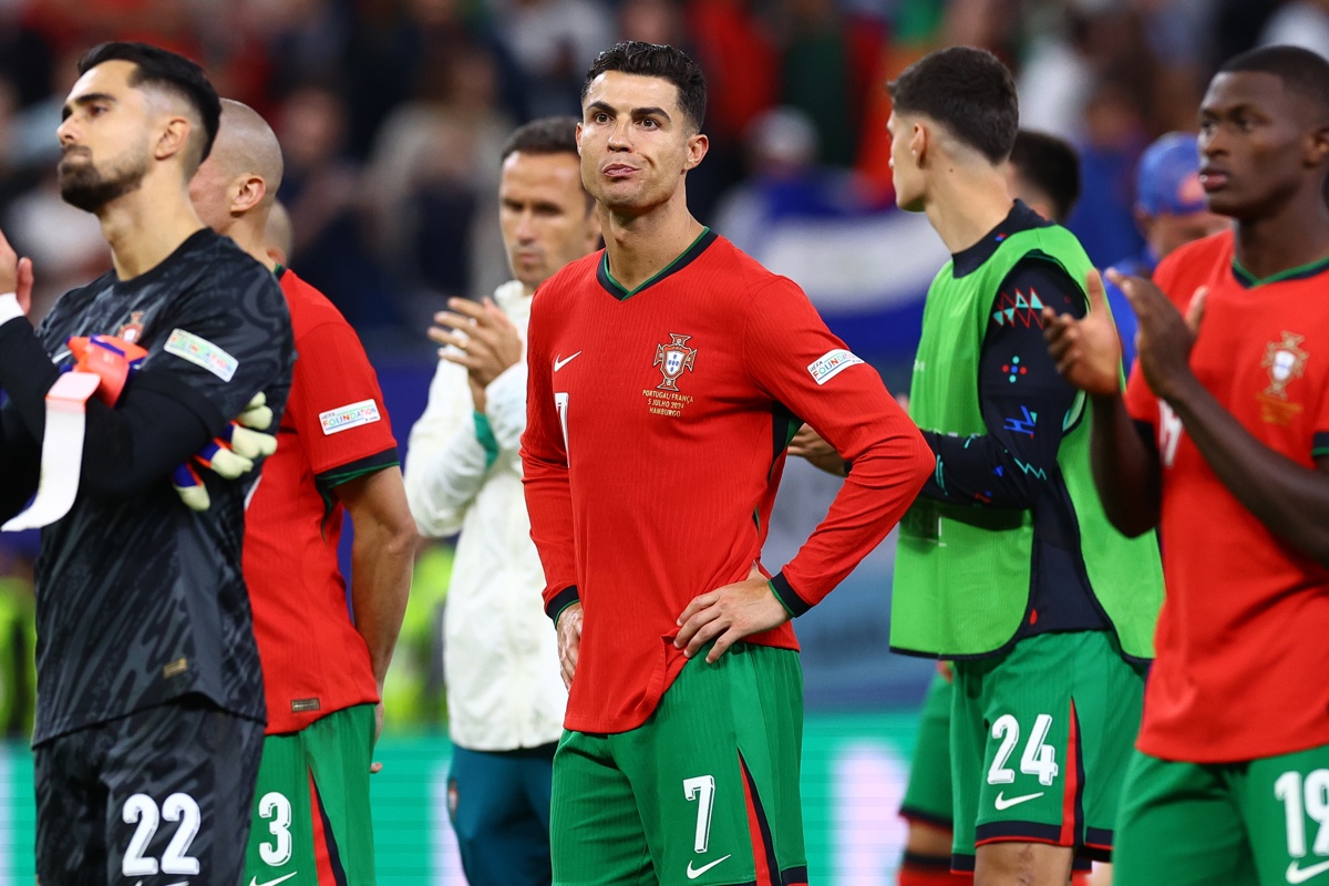 Cristiano Ronaldo después de su eliminación en la Eurocopa con la Selección de Ecuador.