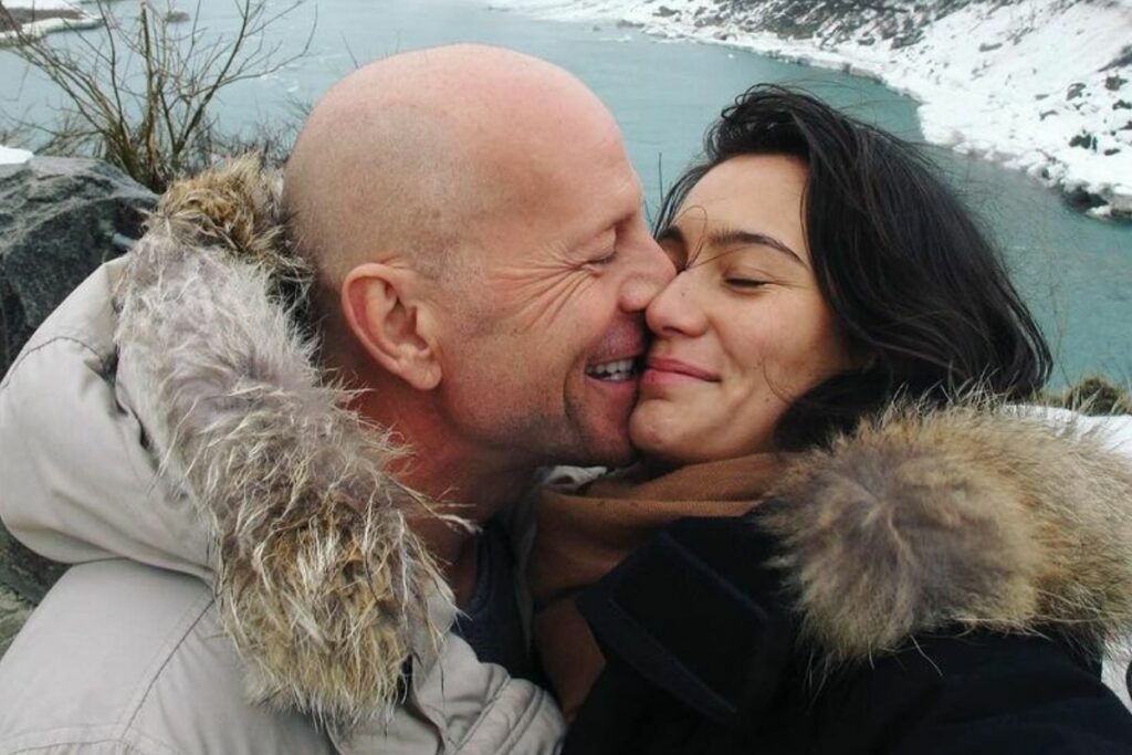 Bruce Willis junto a su esposa Emma Heming. Foto: Instagram