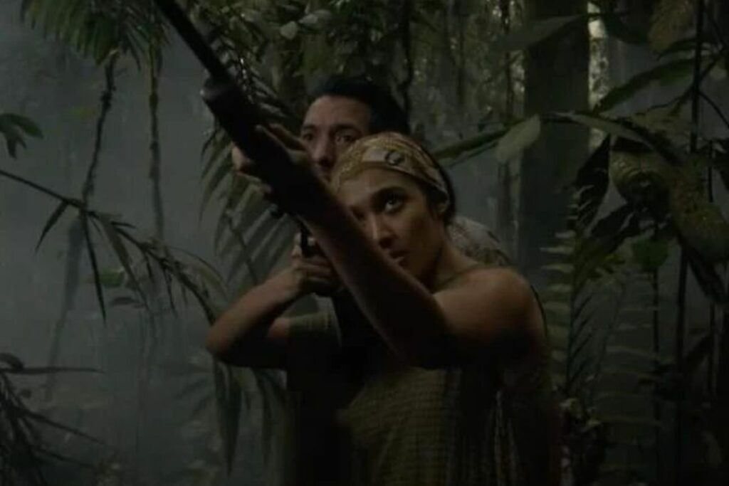 La guayaquileña Jenifer Carabalí protagoniza a Cusumbo en el thriller montuvio. Foto: Instagram