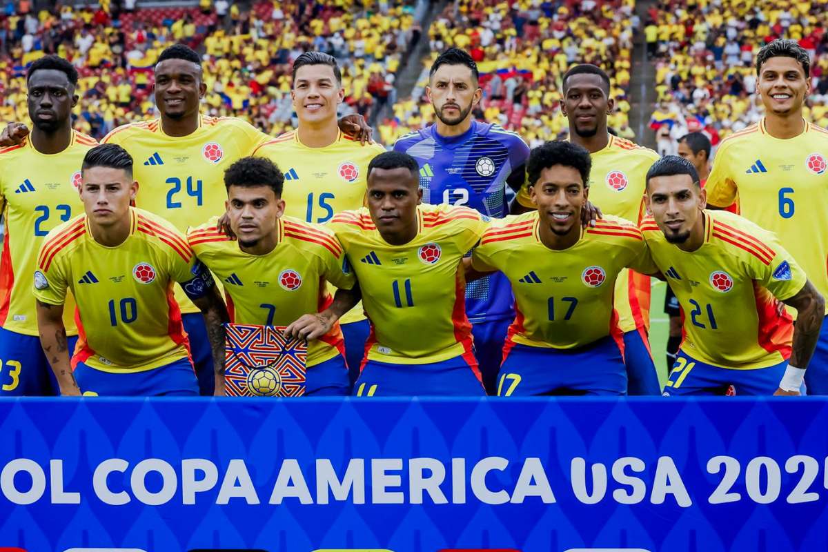 La selección de Colombia ante Panamá en la Copa América 2024.