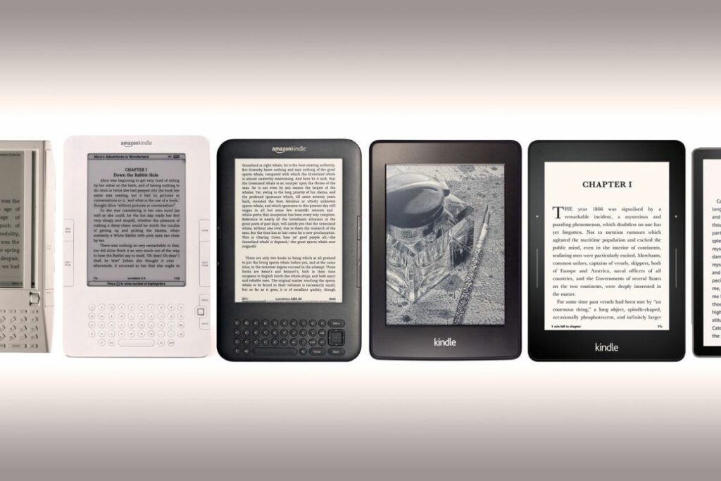 Desde su lanzamiento en 2007, el Kindle de Amazon ha revolucionado la lectura digital con múltiples generaciones que han mejorado en tecnología. Foto: Tomado de Internet.